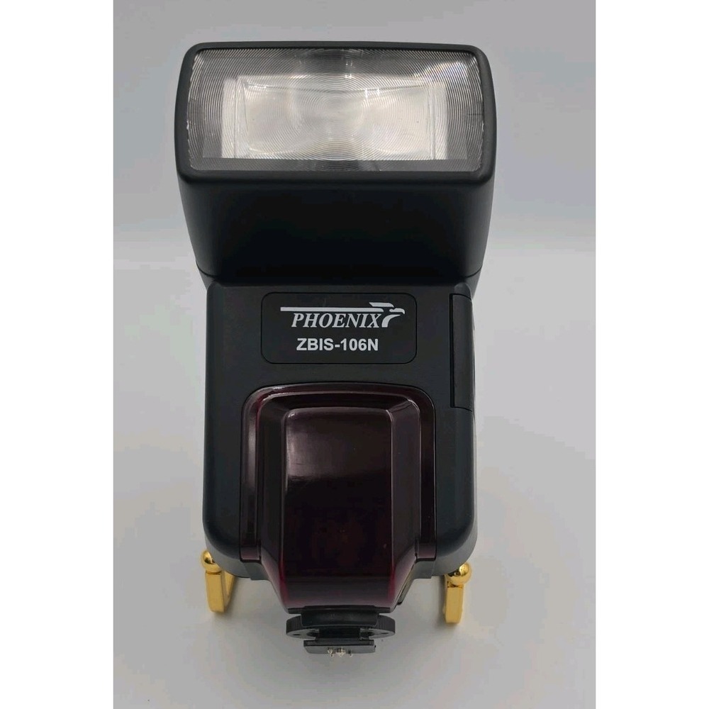 Phoenix ZBIS-106N Flash for Nikon TTL Shoe Mount Swivel Zoom Head Tested